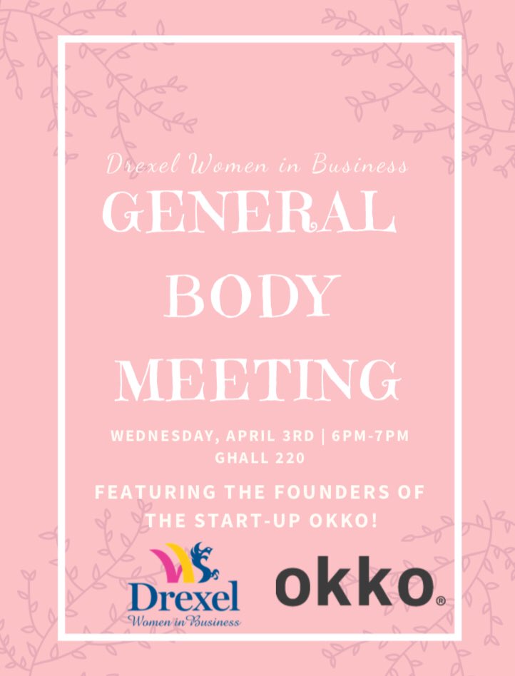 Drexel Women in Business tweet media