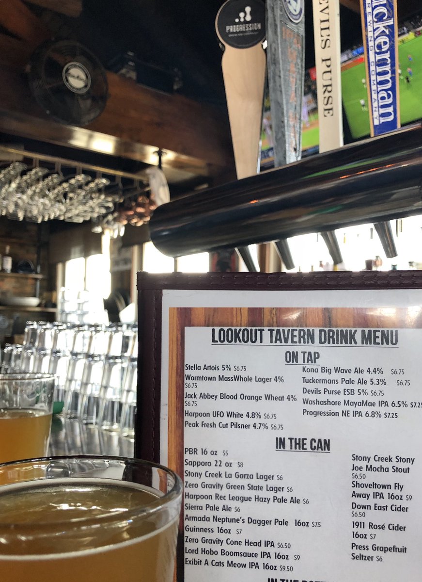 Lookout Tavern is open! #OakBluffs #MV #SummerIsComing <a href="/ProgBrewCo/">Progression Brewing Company</a> <a href="/ARMADABREWING/">ARMADA BREWING</a> <a href="/shoveltownbeer/">Shovel Town Brewery</a> #smallbusiness <a href="/ericfisher/">Eric Fisher</a> <a href="/MassBrewBros/">Mass. Brew Bros.</a> <a href="/RTBarstool/">Raising the Barstool</a> <a href="/mvtweets/">mv tweets</a> <a href="/CapeCodInsta/">Cape Cod Insta</a> <a href="/CapeCodToday/">CapeCodToday</a>