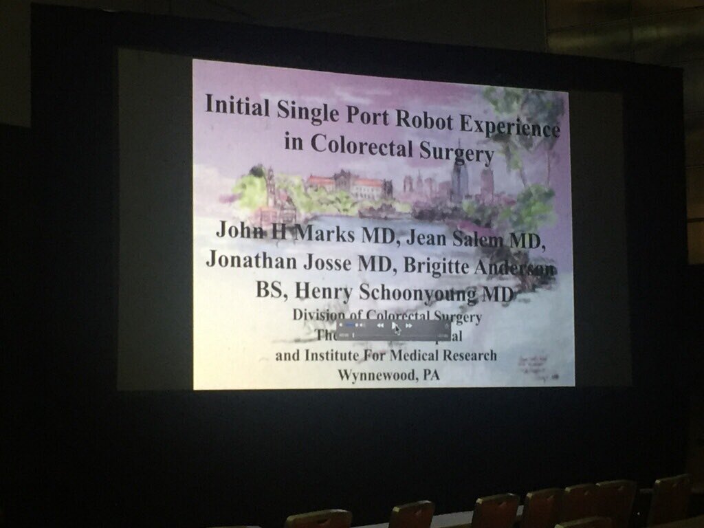 JohnMarksMD's tweet image. Exciting to present first Single Port robotic case in the US at SAGES!  Great new technology with awesome patient outcomes #SAGES2019 #RoboticSurgery #SProbot