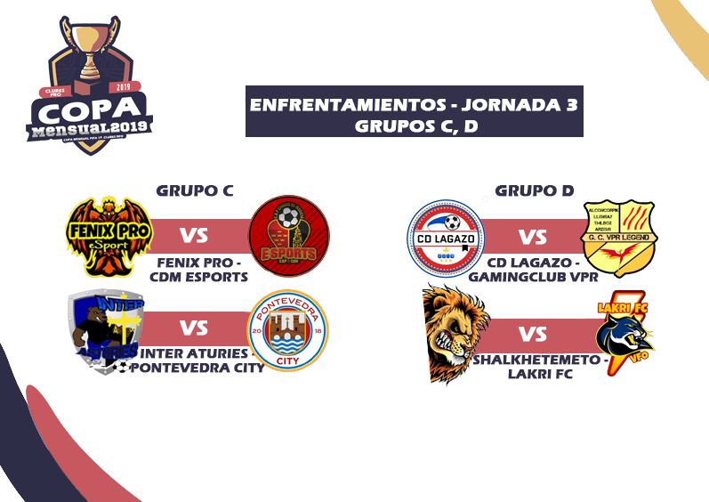 ▶️ENFRENTAMIENTOS DE LA ÚLTIMA JORNADA DE LOS GRUPOS: C, D.