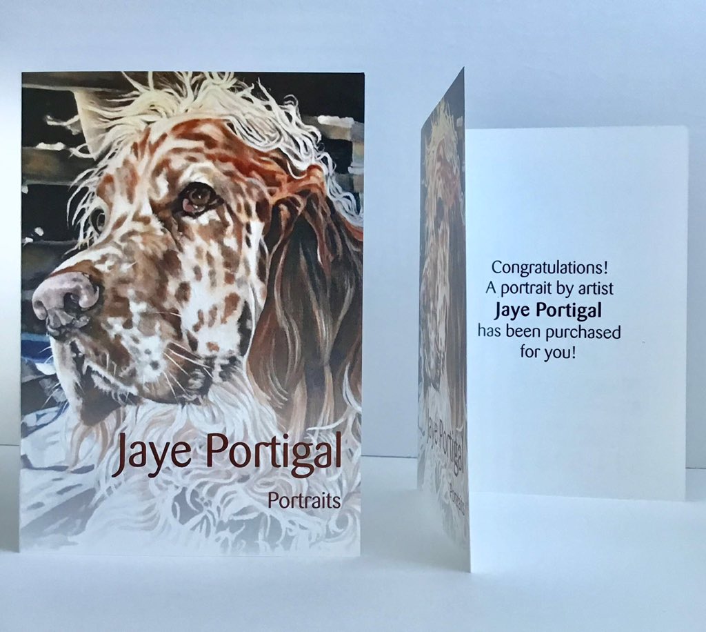 jayeport's tweet photo. A donation has been made to Black Goat Farm and Sanctuary from my ‘Thanks, Giving Back!’ Program in the names of Jodi Portigal and Mark Dover ❤️
Mark opted out to create his own card version.
#greatgifts #portrait
https://t.co/HzigfYwUqL
#painting #art
https://t.co/IxY5ejU5bu https://t.co/46GqyjUoP8