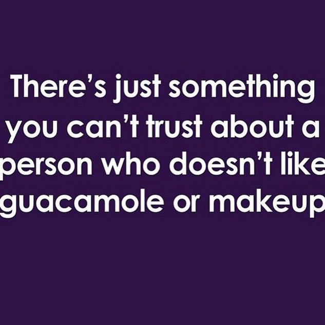 makeupbyinspire's tweet photo. True? 🤷🏼‍♀️🤣🤣
I mean who doesn’t like guacamole...or make up 😜

#beautymeme #makeupmeme #makeupfunny #beautyfunny #beautycommunity #igbeauty #igmakeup #makeuppassion #instabeauty #beautygram #beautyinfluencer #beautypost #makeuplover #makeupobsession #glammakeup #amazingmakeup https://t.co/dUBCl7Ormk