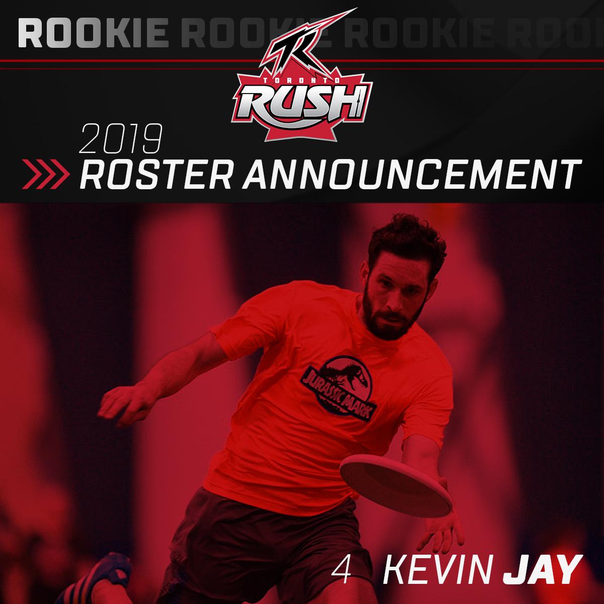 Kevin Jay joins the Rush for 2019! #WelcomeToTheAUDL #FeelTheRush