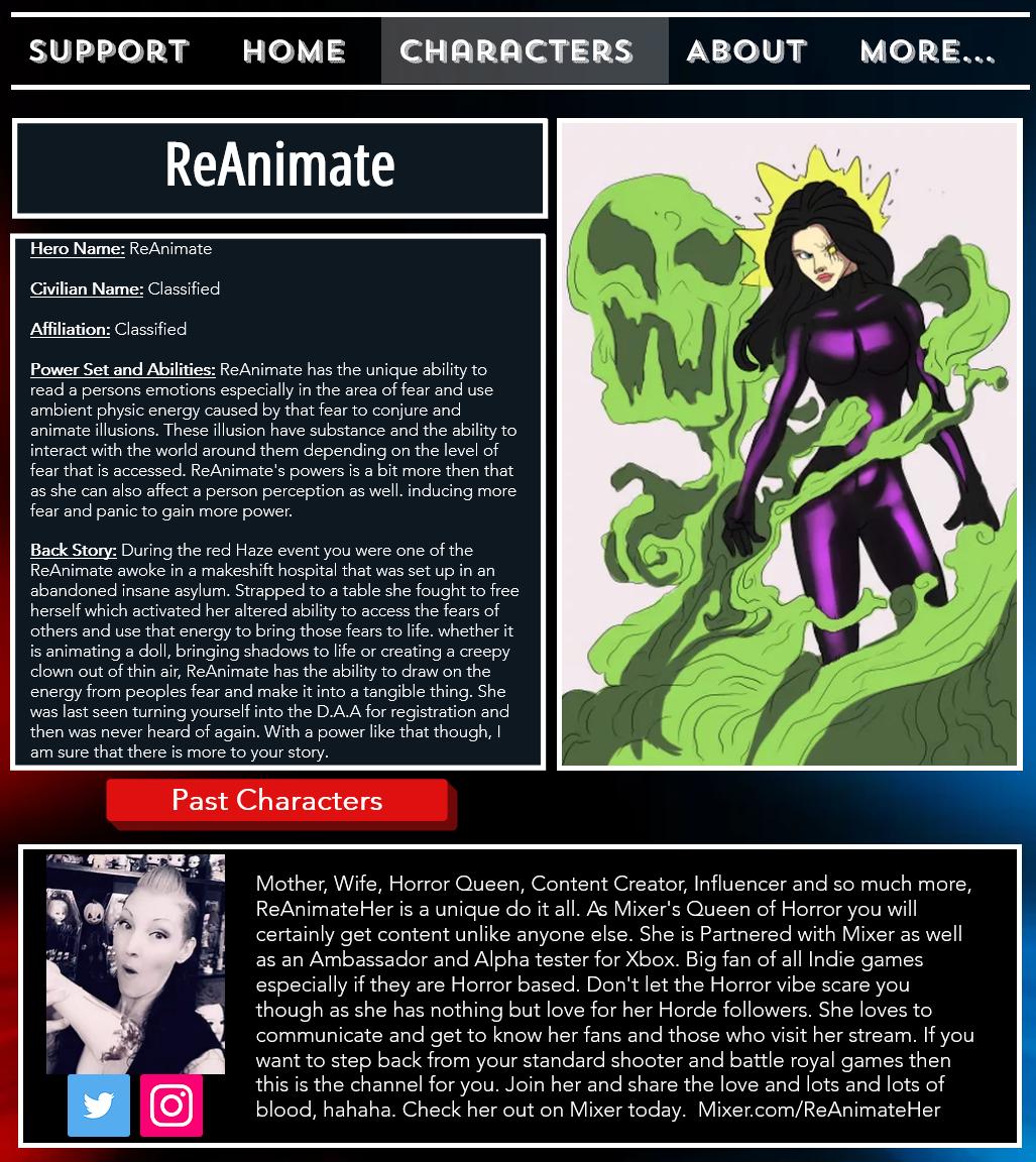 AlteredComic's tweet photo. If you didn't check it out yet, @ReAnimateHer_ released her awesome new character! I am TERRIFIED to run into her in the comics! Make sure to check out https://t.co/qP8LWPrrVk to learn more about the Kickstarter and how you can become a character in the comics! #AlteredComics https://t.co/qanfS0jCc4