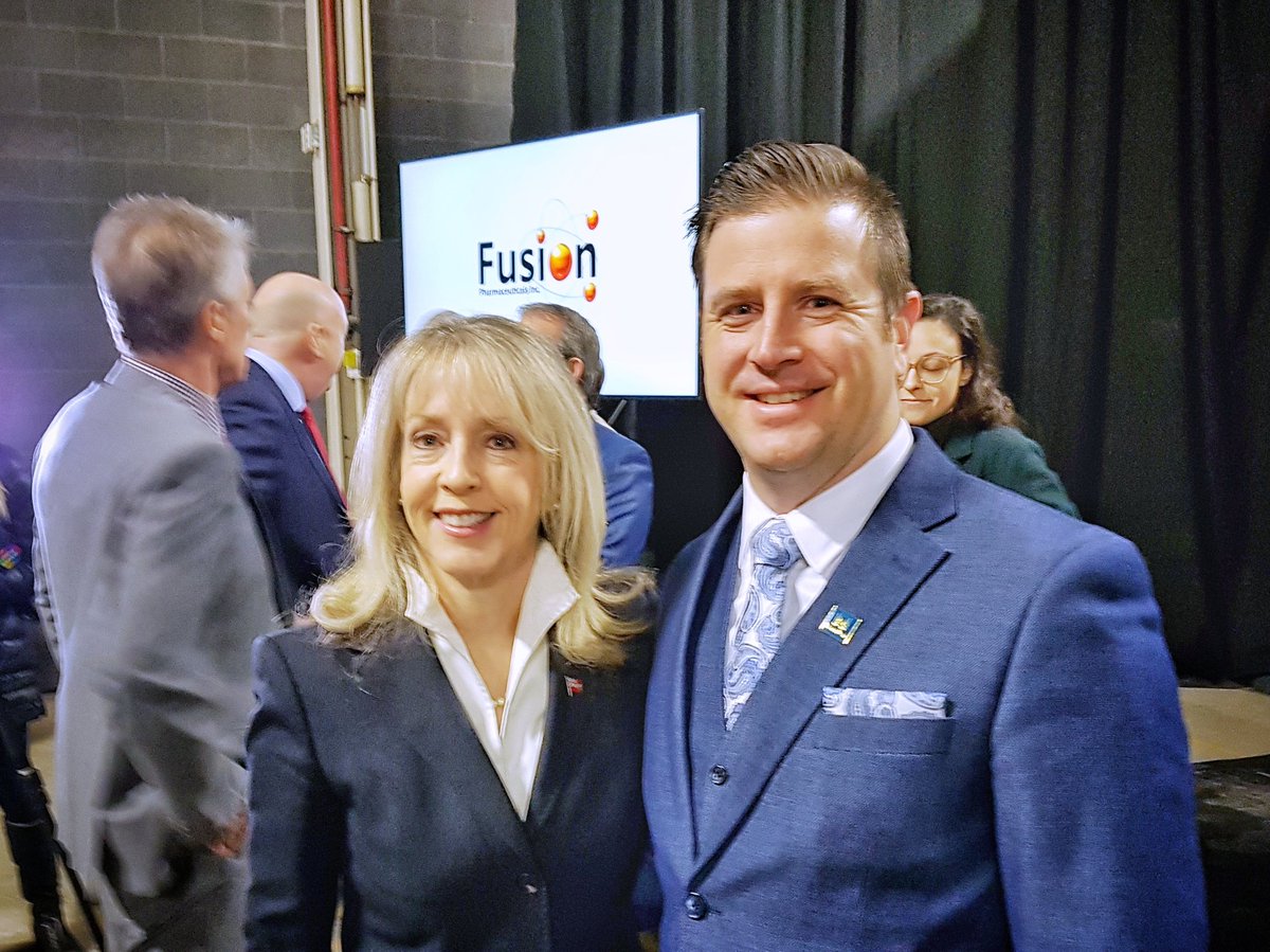 John-Paul Danko (@johnpauldanko) on Twitter photo Pleased to meet Minister @DrFullertonMPP this morning at the announcement of $100M USD in private financing for <a href="/FusionPharmaInc/">Fusion Pharmaceuticals</a> âš› helping to develop new cancer treatments here <a href="/mip_hamilton/">McMaster Innovation Park</a> This is a huge success for <a href="/hamiltonecdev/">Hamilton EcDev</a> <a href="/McMasterU/">McMaster University</a> & #HamOnt Pleased to meet Minister @DrFullertonMPP this morning at the announcement of $100M USD in private financing for <a href="/FusionPharmaInc/">Fusion Pharmaceuticals</a> âš› helping to develop new cancer treatments here <a href="/mip_hamilton/">McMaster Innovation Park</a> This is a huge success for <a href="/hamiltonecdev/">Hamilton EcDev</a> <a href="/McMasterU/">McMaster University</a> & #HamOnt