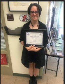 Congratulations to Hailey James on being selected the DHS Elks Club Winner of the Month for April.