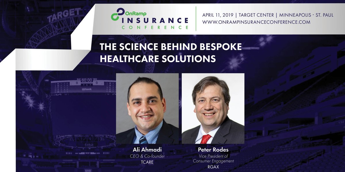 Excited to feature <a href="/gener8tor/">gener8tor</a> alumni founder, Ali Ahmadi of <a href="/tailored_care/">TCARE, Inc.</a> and their partner @Peterrodes of @RGAXGlobal at #OnRampInsure! Join them on the gener8tor Partnership stage to hear their session on “The Science Behind Bespoke Healthcare”.