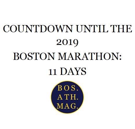 bostonathletema's tweet photo. COUNTDOWN TO THE 123RD BOSTON MARATHON: 11 DAYS
#2019bostonmarathon #bostonmarathon2019 #BostonMarathon #BostonMarathonCountdown #BostonAthlete #BostonRunner #BostonAthleteMagazine #BostonRunning #Running #bostonsports #boston https://t.co/3YVXZcwRSf