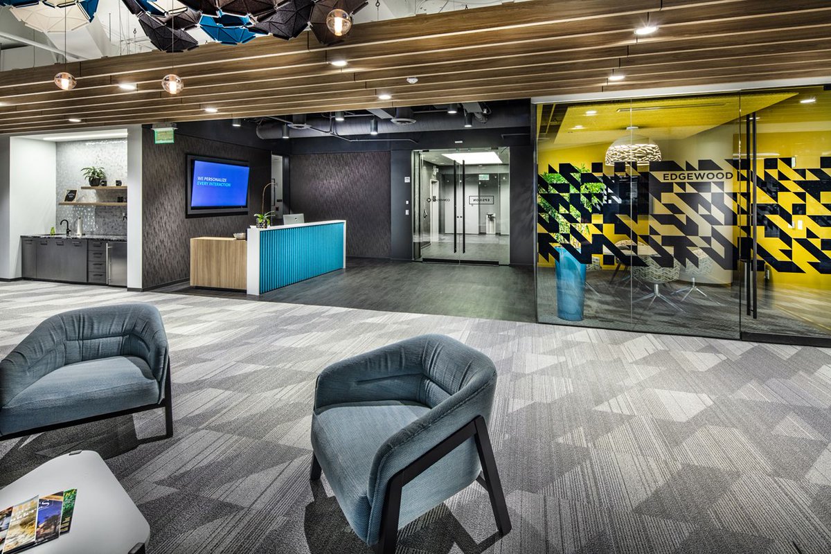 _casouth's tweet photo. We were excited to join the team with Epsilon, Regent Partners, ASD SKY, and Gray &amp; Postell. This space was 21,214 SF of comfortable, tech-savvy space. It holds 83 workstations, 13 private offices, and ten communal rooms. Check out or website for more photos! #GoSouth #CASouth https://t.co/2dvYbV8ww7