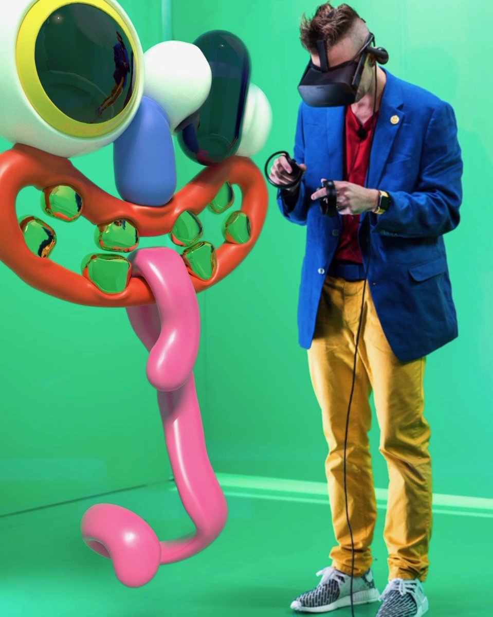 JohnOrionYoung's tweet image. The best part about my art process is making my own new friends. 
🎨
#JOYworld #virtualreality #creationprocess