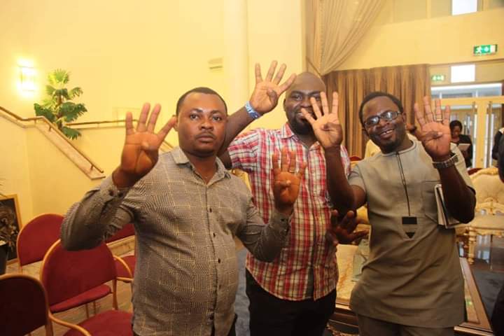 GovWike's tweet photo. "They tried with their Federal Might, but the Superior Might from above defeated them".
I thanked INEC for working in line with the tenets of the electoral act. 
I thanked the Police.
#WikeRe-Elected https://t.co/DK1Ja7R2ZT