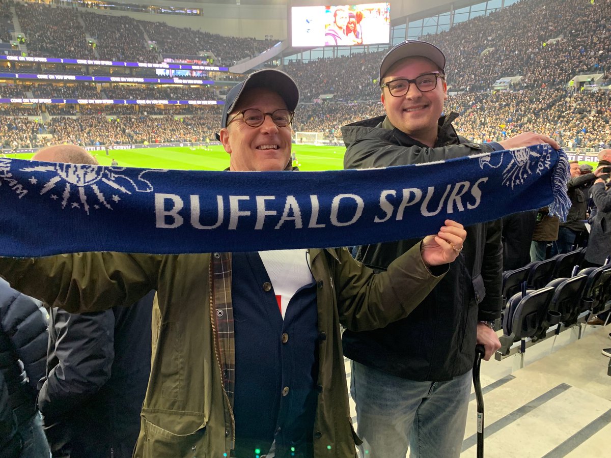 So worth flying in from Buffalo NY this morning for the Stadium Opener! Time for sleep!!⁦<a href="/SpursOfficial/">Tottenham Hotspur</a>⁩