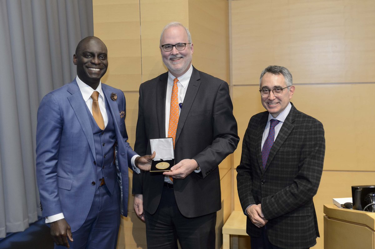 MSKPathology's tweet photo. Congratulations to @MSKPathology's 2019 recipient of the William Gerald Award, Dr. Kojo S. J. Elenitoba- Johnson from @PennPathLabMed, presented at our annual Symposium in Translational Research in Pathology @sloan_kettering https://t.co/2j1Ioghu8A