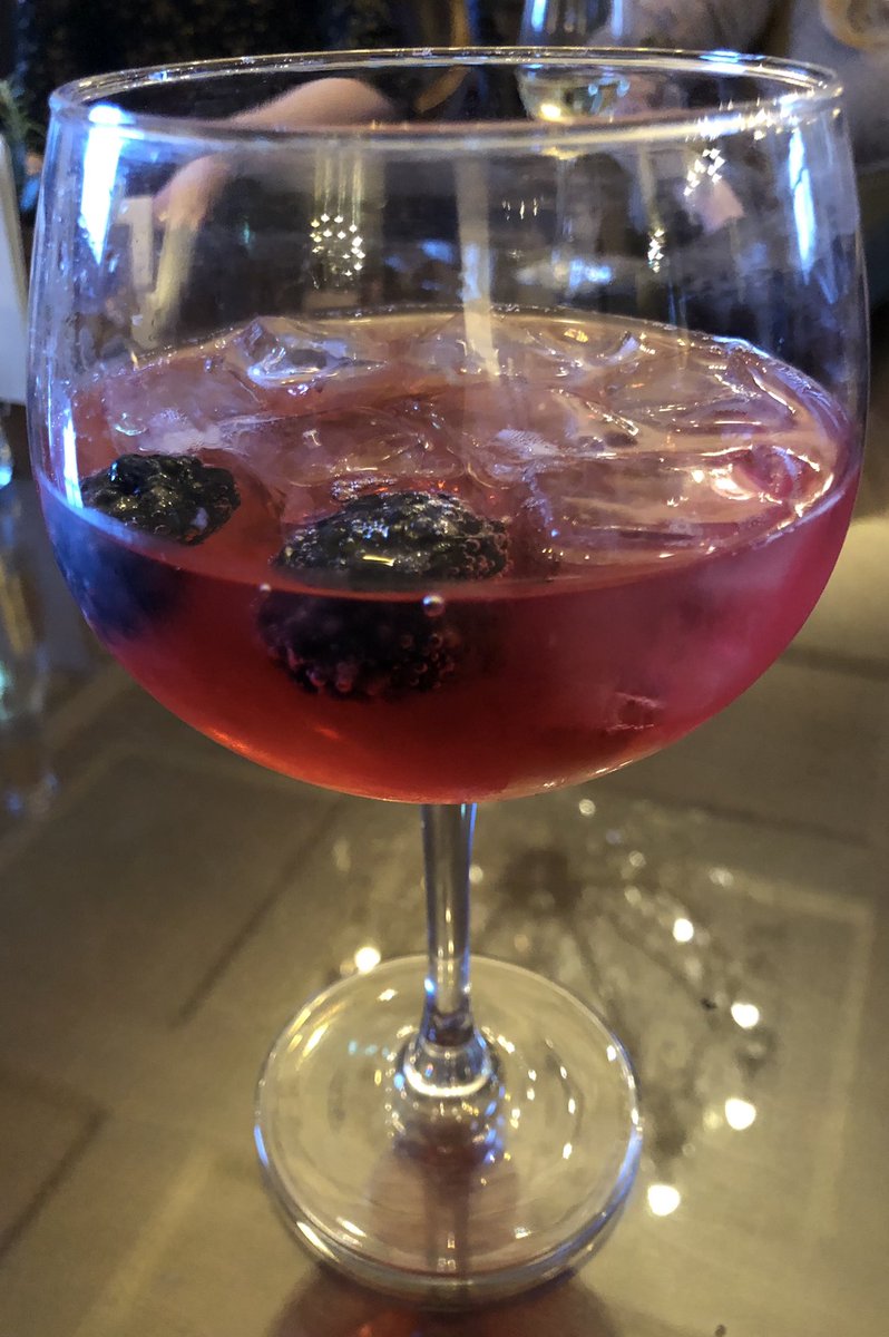 WithersGin's tweet photo. Bombay Sapphire, Creme de Mure, Fever tree tonic and blackberry garnish enjoyed at the Chilston Park Hotel in Kent.
@ChilstonPark #withersginshed #lovegin #gin #bramblegin https://t.co/0xmP9HlmOJ