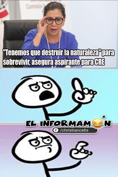 informamon's tweet photo. ¿No puedes con la #naturaleza? ¡Destrúyela! 😱🤭🤭 #CRE #AMLO 
Más memes en este LINK https://t.co/Etzeg2HN02 https://t.co/kcVhVtiwfZ