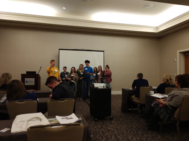 TescottSAFE's tweet photo. Bennington and Tescott SAFE had an amazing time at the 25th annual Transportation Safety Conference in Wichita! Can’t stop talking on the way home, we have so many new ideas and we CAN NOT wait to put them into motion. 
Stay tuned for more pictures and behind the scenes bloopers! https://t.co/CerMBu9o8e