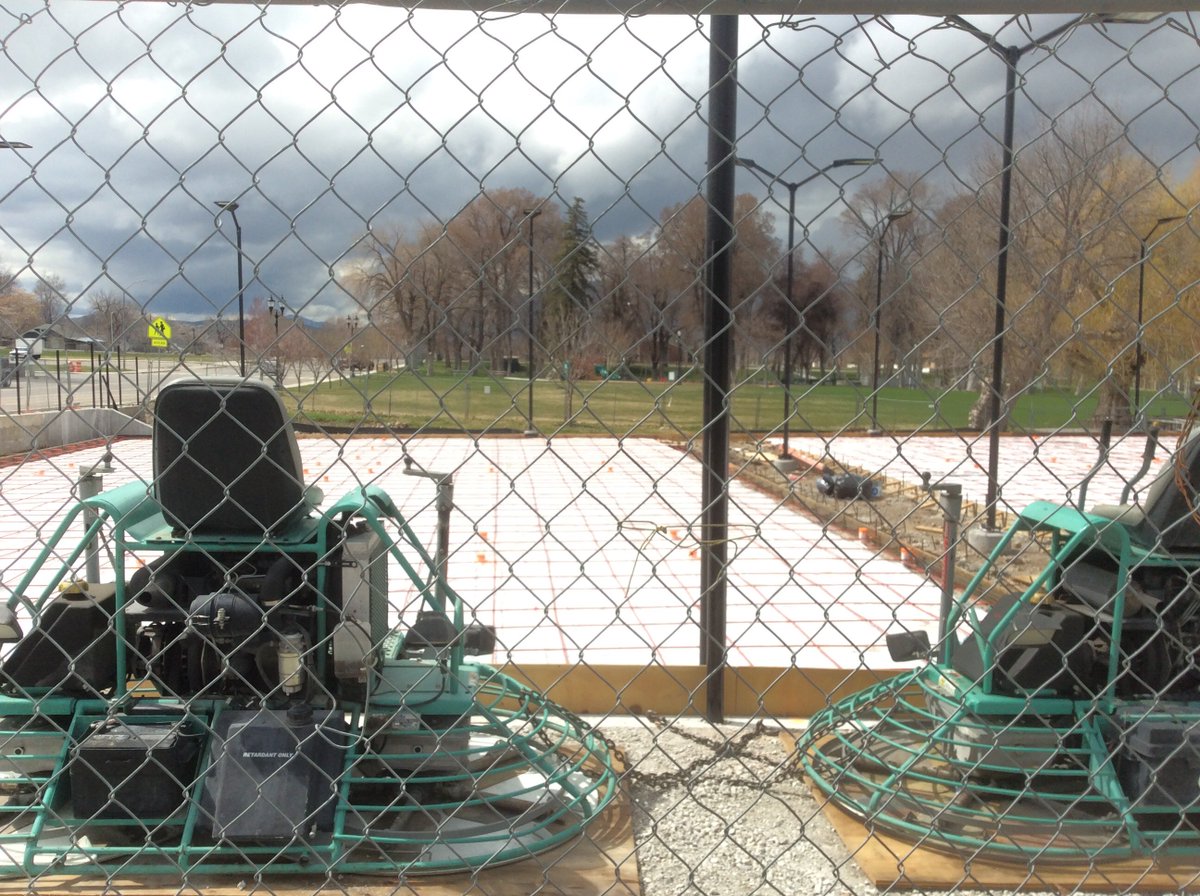 PaysonChronicle's tweet photo. Scenes from the Memorial Park pickleball court construction site. #paysonutah #memorialpark #pickleball #recreation #sports #paysonchronicle #thepaysonchronicle #readthepaysonchronicle https://t.co/Nn3vPXd28L