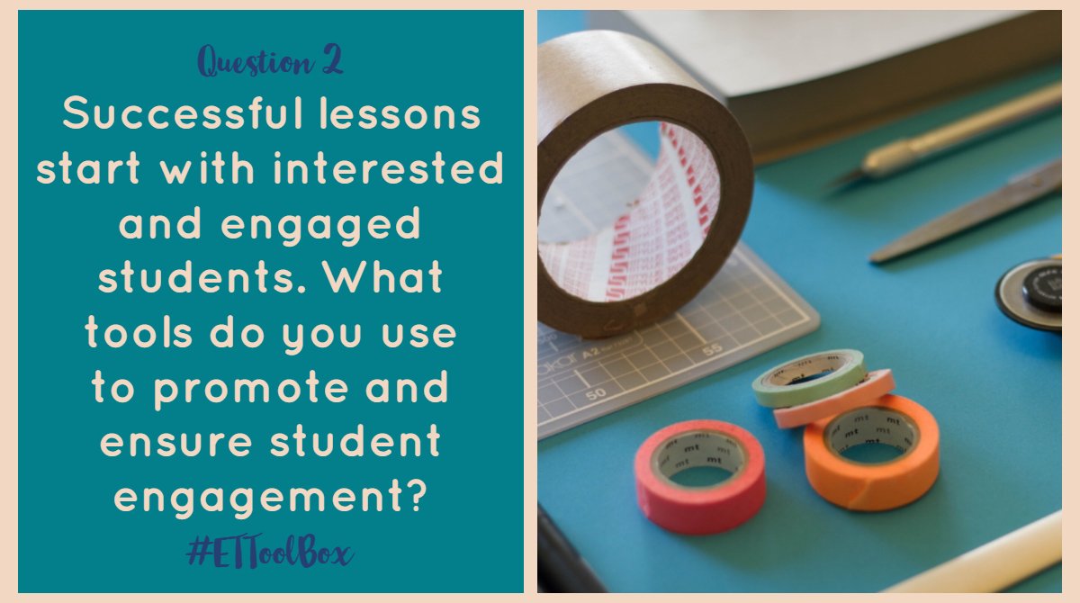 goffredisetgo's tweet image. Q2: Successful lessons start with interested and engaged students. What tools do you use to promote and ensure student engagement? #ETToolBox