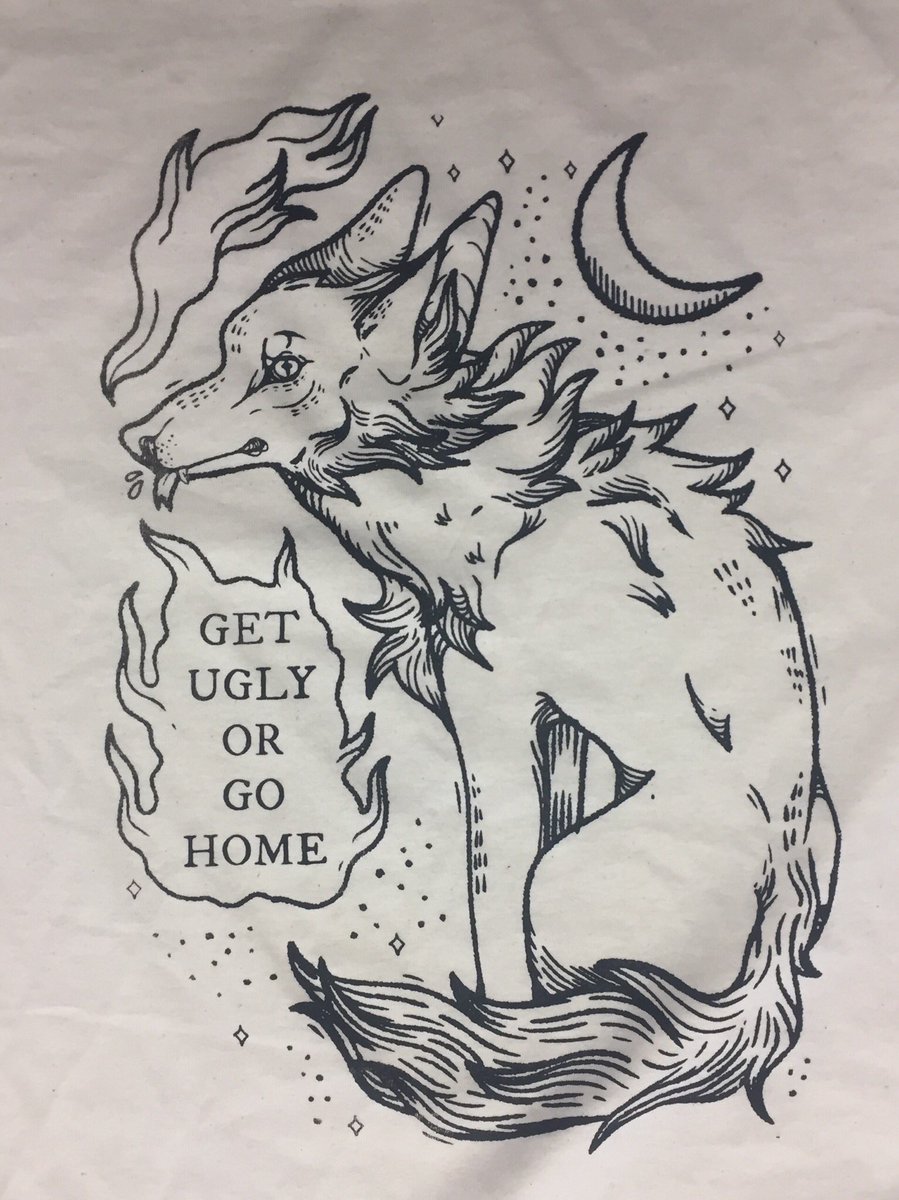 writhewrithe's tweet photo. so happy with how this looks on shirts! also im tableing like a real artist this weekend??? #screenprinting https://t.co/lB3QluxYR1