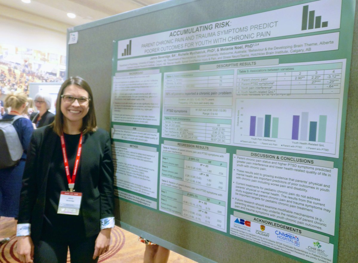 PattonMichaela's tweet photo. UCalgary Clinical Psych MSc I cohort representing at #CanadianPain19 #WeDidAScience 🤓 Thanks to everyone who stopped by my poster! https://t.co/GS5qe5ol0W