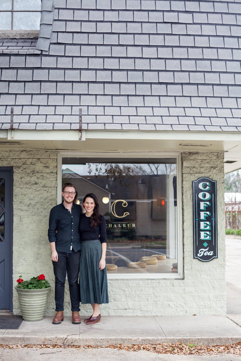 chaleurcoffee's tweet photo. 👋🏽 Courtney and Christian here, owners of Chaleur.
Today is a cool day, because it marks 2 years since the grand open at our first location. THANK YOU, our sweet Mobile, for 2 years of getting to do something so rare, fun, challenging, and rewarding. https://t.co/GyAKBw8ivf