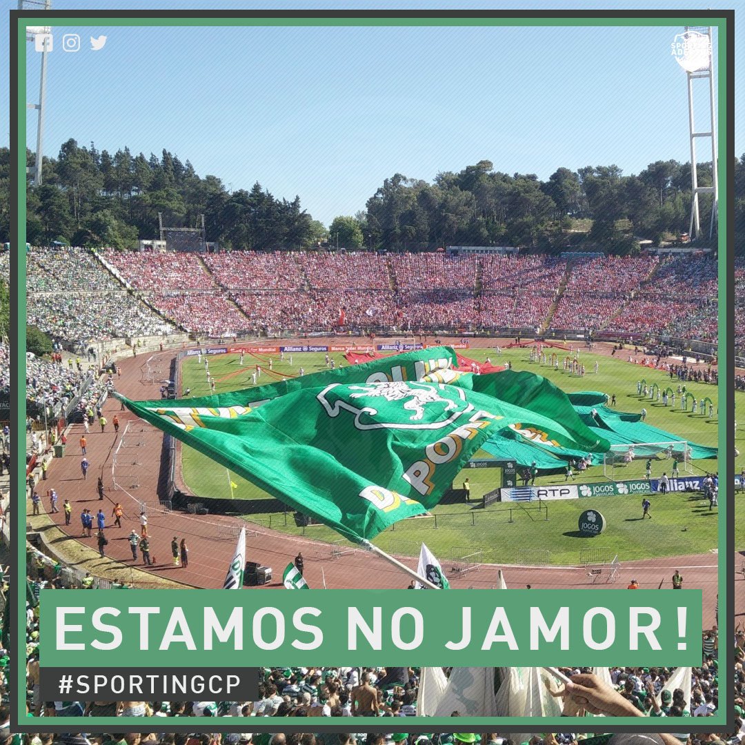 JÁ ESTÁ! ESTAMOS NO JAMOOOR!
O SPORTING VENCE POR 1-0 E ESTÁ NA FINAL DA TAÇA DE PORTUGAL! De manhã começa o dia...#DiaDeSporting
