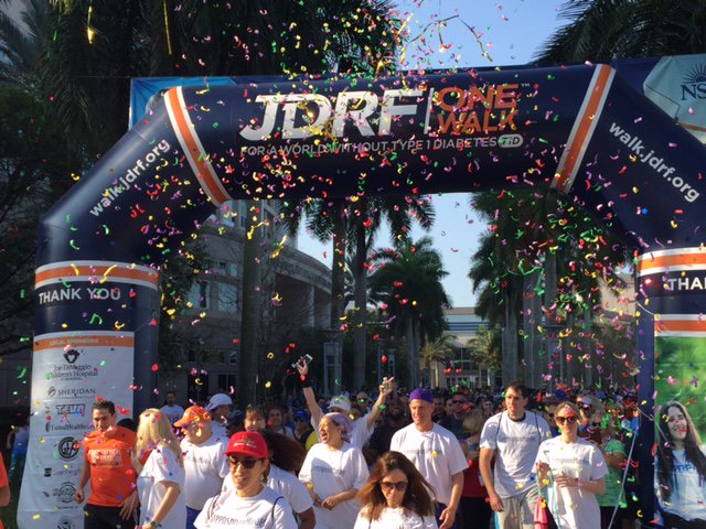 We want YOU to join us in the walk to end type 1 diabetes! 

JDRF One Walk - FAU Fraternity &amp; Sorority Life Day of Service - Hosted by Sigma Chi

Date: Saturday, April 13th

Time: 7:30am (Meet us at the Student Union and we will all drive to the event at Mizner Park Amphitheater)