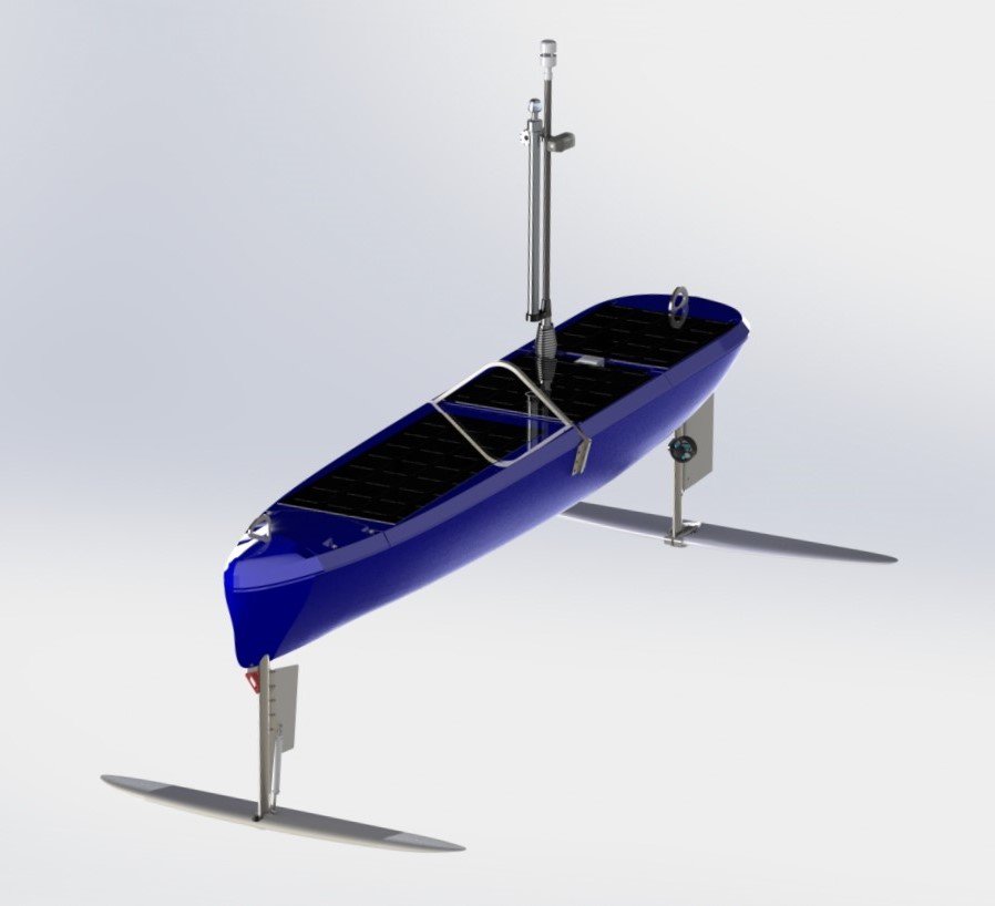AutoNautUSV's tweet photo. This @OceanBusiness we will be breaking with tradition... By displaying two *whole* new #USVs! 

See our brand new 3.5-metre at stand v8
And "Caravela", our beautiful 5-m on the quayside

#NotHalf  
#OB2019 https://t.co/awPvjpMeZL