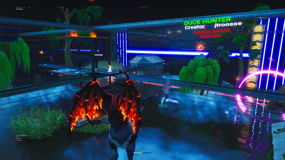 JTROOSSE's tweet photo. DUCK HUNTERS 1.2 new map 7982-8841-4648 Stop the ducks from collecting the orbs. Dont fall into the water though. 2 player min 10 max @ShowMeContent #Fortnite #fortniteclips #FortniteCreative #XboxShare https://t.co/VIIR2yofEW