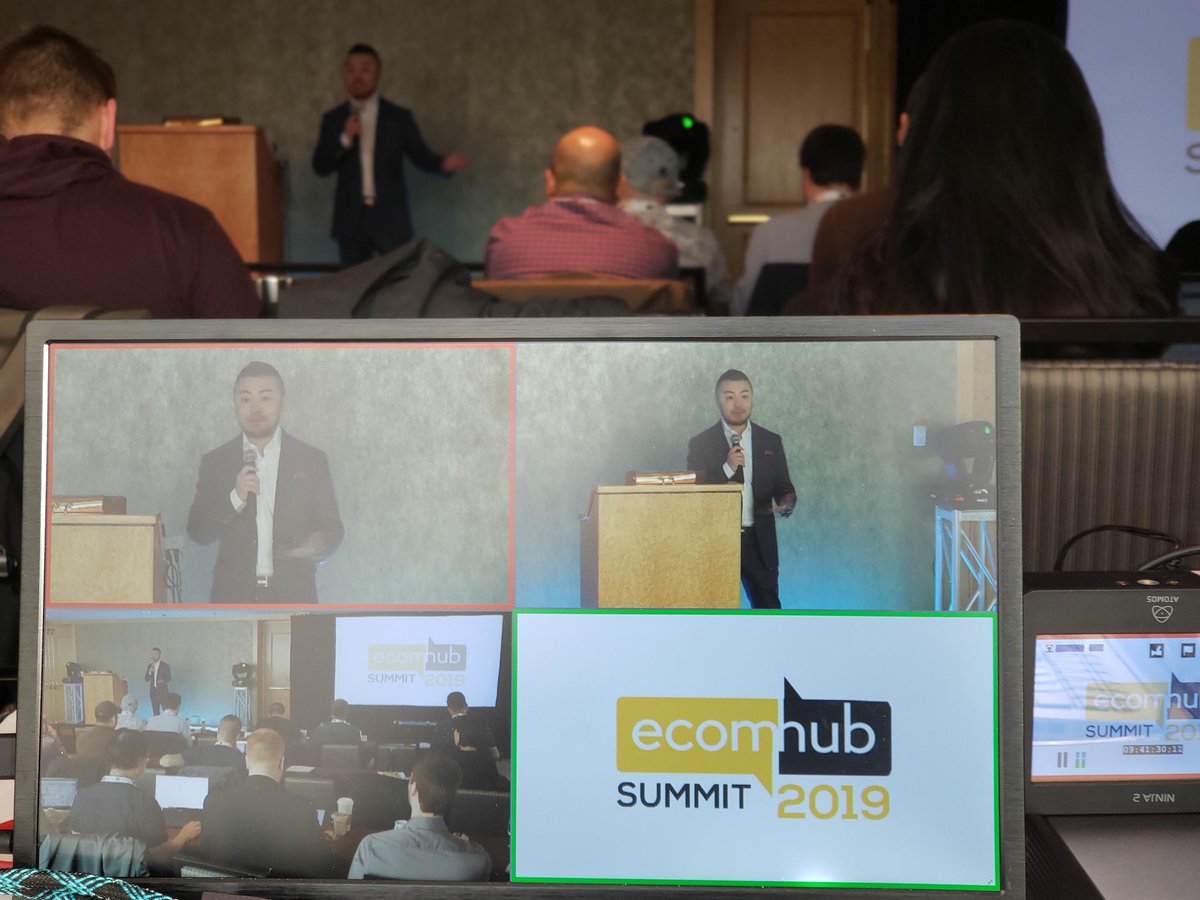 TrevorMarples's tweet image. Filming at #eComHub Summit 2019