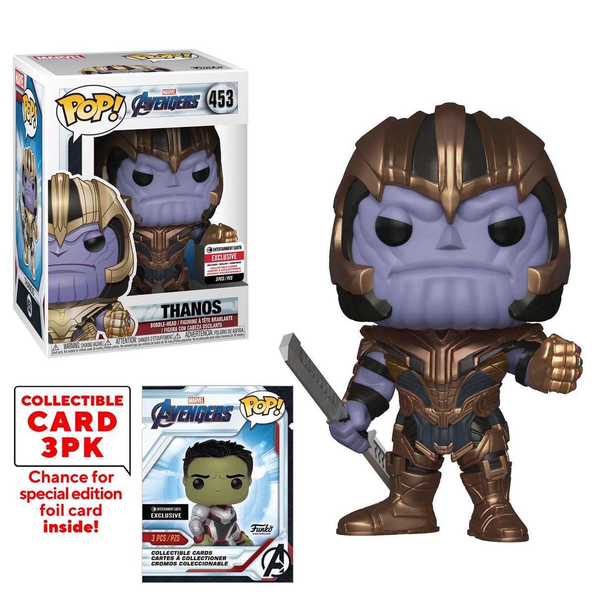 OriginalFunko's tweet photo. RT &amp; follow @OriginalFunko for the chance to win an @EntEarth exclusive Thanos Pop! #AvengersEndgame https://t.co/wf7zZfD7sA