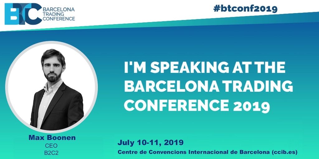 Featured Speaker Update: Max Boonen joins the Barcelona Trading Conference to discuss liqiudity challenges in a fragmented market buff.ly/2YvMjwq #btconf19 <a href="/B2C2Group/">B2C2</a>