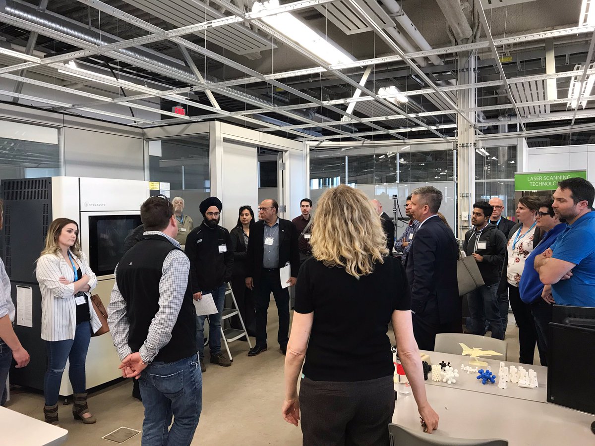 RedDeerPolytech's tweet photo. Thank you to everyone that joined us for the #AEMSummit! We had a great time welcoming you to our campus and hope you were able to ignite the spark of exponential manufacturing in Alberta! #MyRDC https://t.co/SafHcgYiso