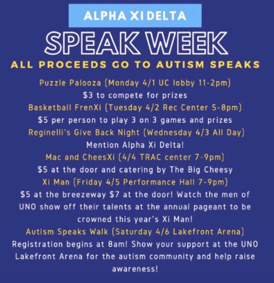 RT if you’ve supported Speak Week at <a href="/ReginellisNOLA/">Reginelli's Pizzeria</a> today 🙋‍♀️ there’s still time to come out, plus more events all week long 👇