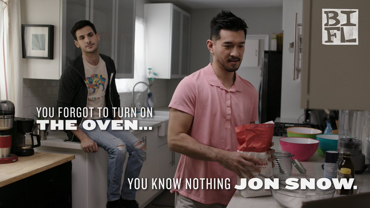 BIFLseries's tweet photo. Episode still no. 4
Oliver & Matt ❤
#Webseries #LGBTQIA #roommates #wednesdaymood #BIFLSQUAD #RepresentationMatters #dopekitchen #WednesdayWisdom #queercontent https://t.co/V7J4VZ2Iw4