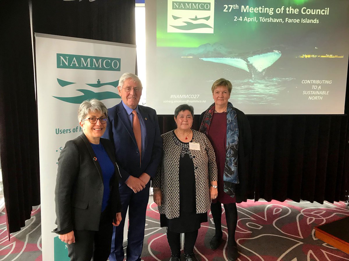 #NAMMCO27 MFA Poul Michelsen: More people are beginning to understand what we have known in the North Atlantic for a very long time – that marine resources, including marine mammals, are among the most environmentally friendly sources of food available.
bit.ly/2K1HqaV