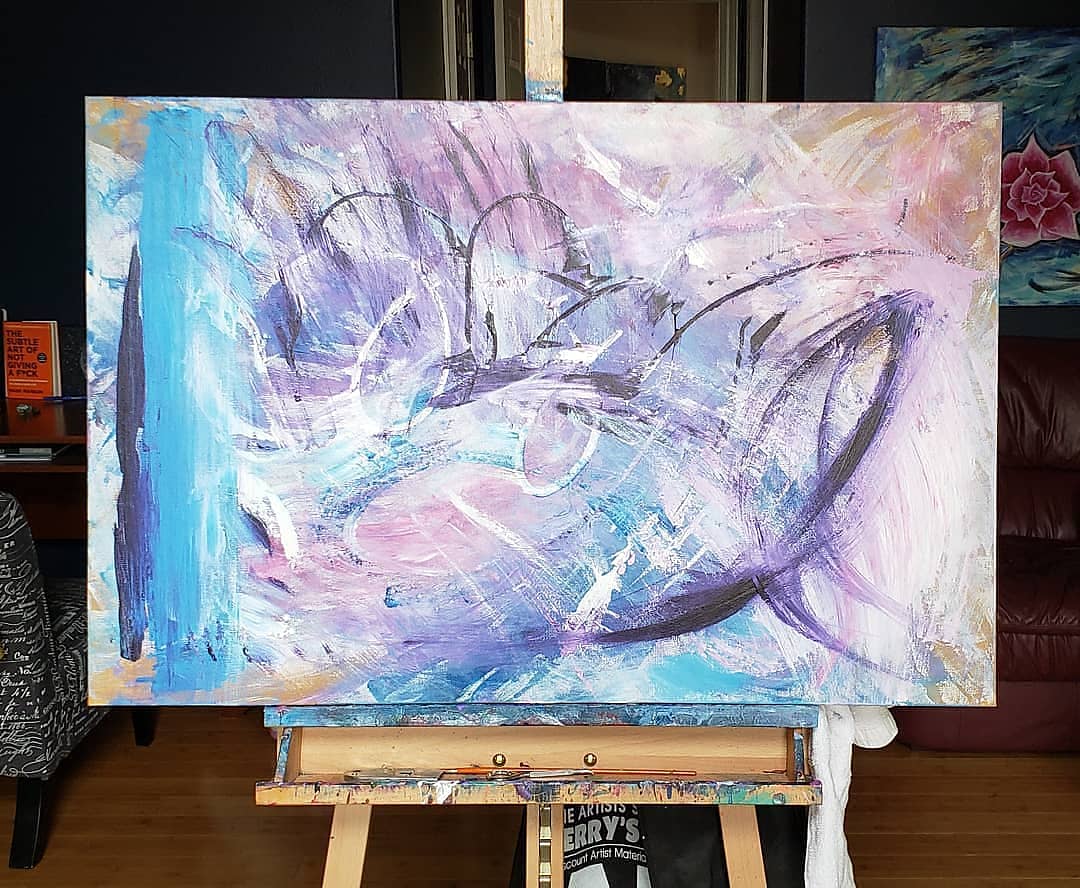 ArtistRobyn's tweet photo. I love her so much right now I'm scared to add my blooms to her 😂 I will though! It's just taking a little convincing.
#HoustonArtist #FemaleArtist #IntuitiveArtist #FlowerPainting #BuyArt https://t.co/lFDJc1IIJk
