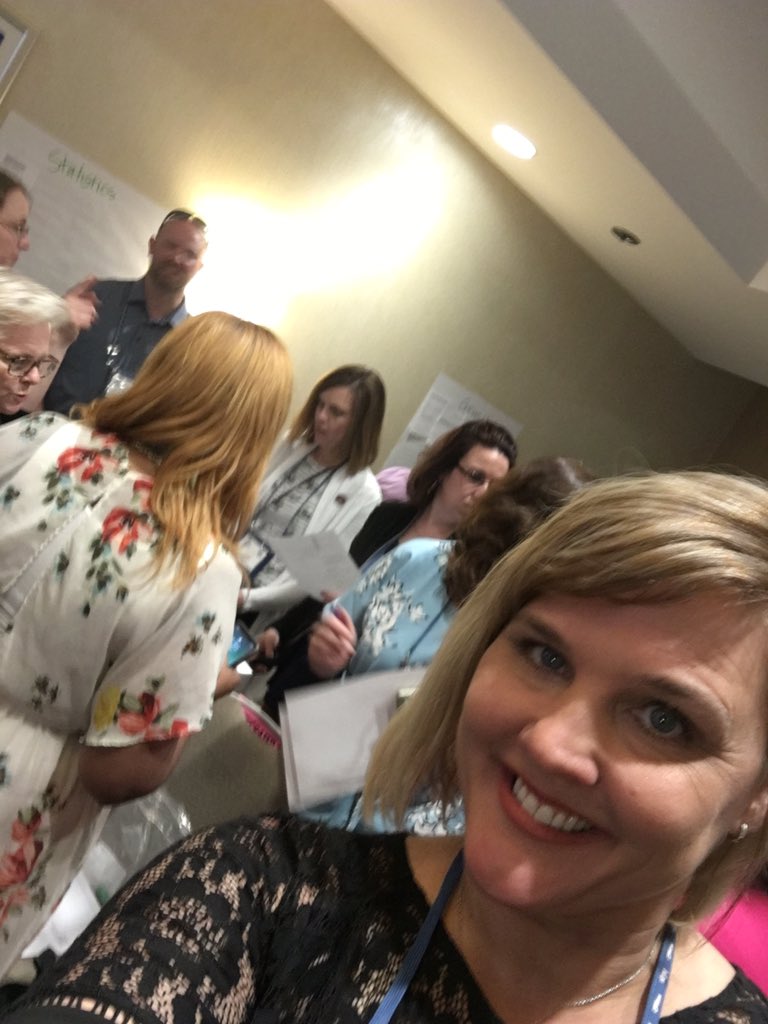 CassieHohne's tweet photo. We got VERTICAL and it was awesome.  Thanks to all who attended and thanks to the best partners! #mathangels #NCSM19 @BreannePhillips @LaurieDuerksen https://t.co/uGeR8XMCGh