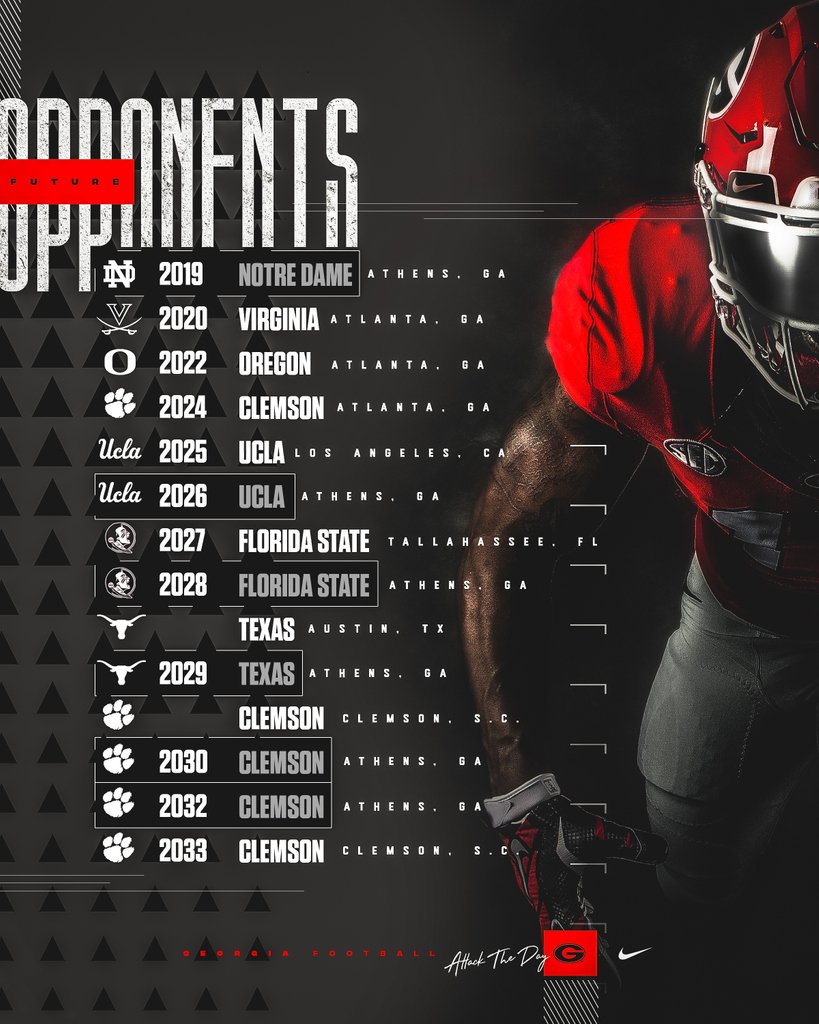 Uga Fall 2022 Schedule Georgia Football On Twitter: "Strength Of Schedule ๐๐ช #Atd #Godawgs Https://T.co/Mnoukp3E8S" / Twitter