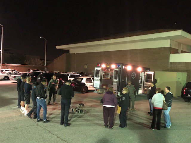 covinapd's tweet image. SWAT Officers Medina and Reed display and demonstrate tactical equipment for Citizen&apos;s Academy Class 33.  #robocops
