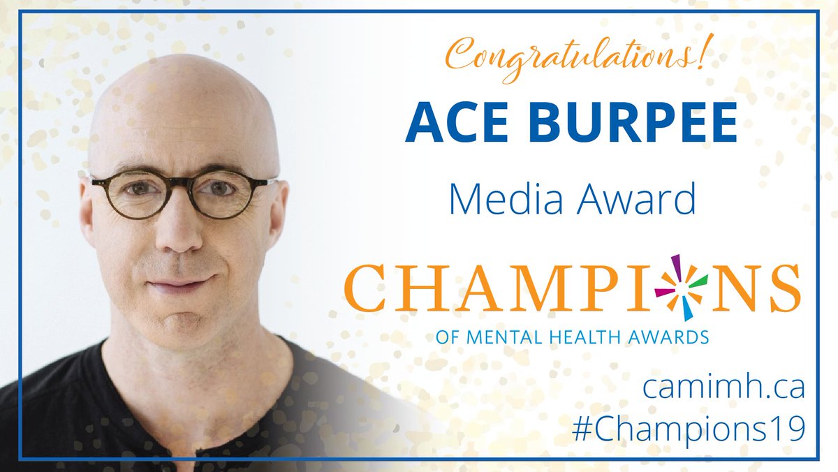 HatelessCanada's tweet photo. CONGRATULATIONS @AceBurpeeShow for being selected for the Champions Media Award at the Canadian Alliance on Mental illness and Mental Health! Well deserved! #mentalhealth https://t.co/Z3nuhE9Ois