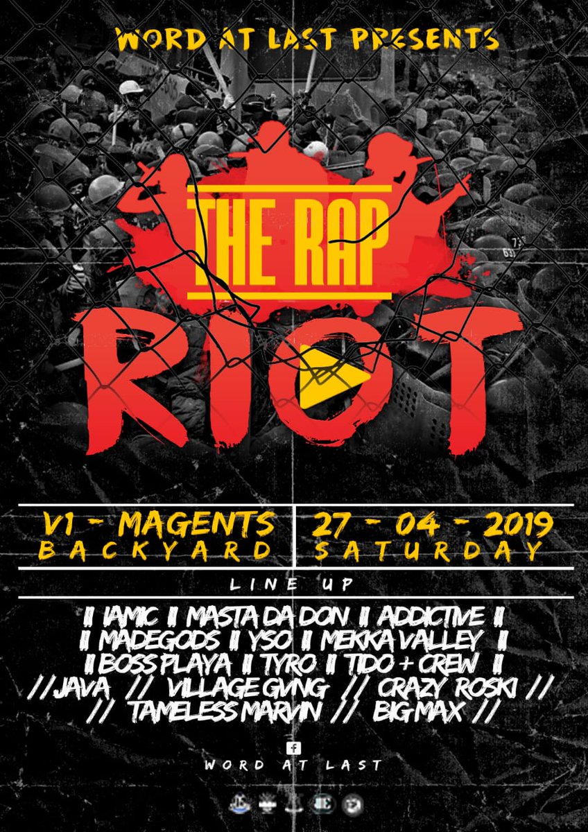 trainmusicinc's tweet photo. @wordatlast #therapriot 🔥🔥🔥 https://t.co/SVdHdVhylI