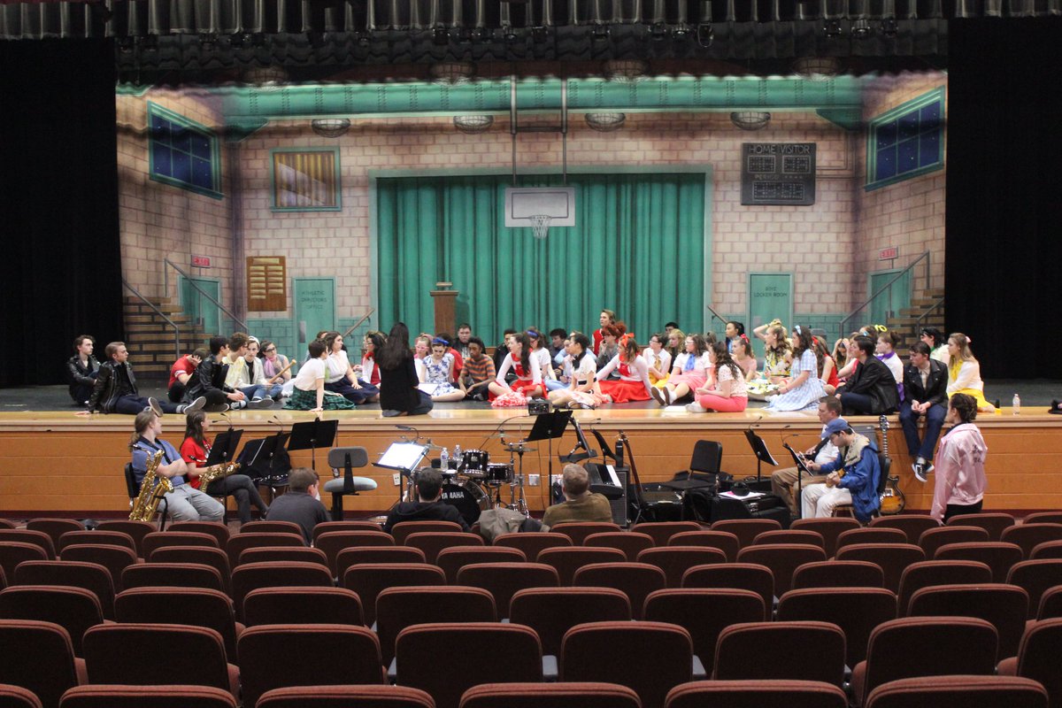 Oakdalestage's tweet photo. Tomorrow's the big day...Come see the incredible singing, dancing and acting in OHS's production of GREASE. Save money and get your tickets in advance at https://t.co/d51MyUiLEF https://t.co/UbNXCqvbp9