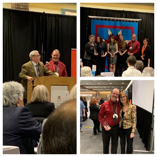 LHasselfield's tweet photo. So proud of this educator @Silverwolfsaint Chris Eccles for winning the U of W President’s access award! @WinnipegSD https://t.co/biopZCnn7p