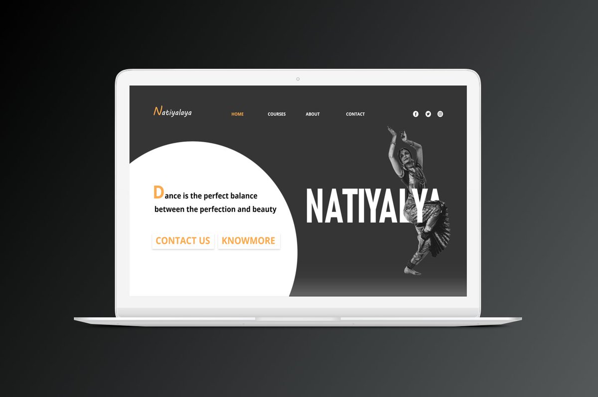 vickyAstro2's tweet photo. home page for natitiyalaya dance school #vickyastro @vickyAstro2 #webdesign #uidesign #ui #ux #uxdesign #webdesign https://t.co/uMtb3nZDmU