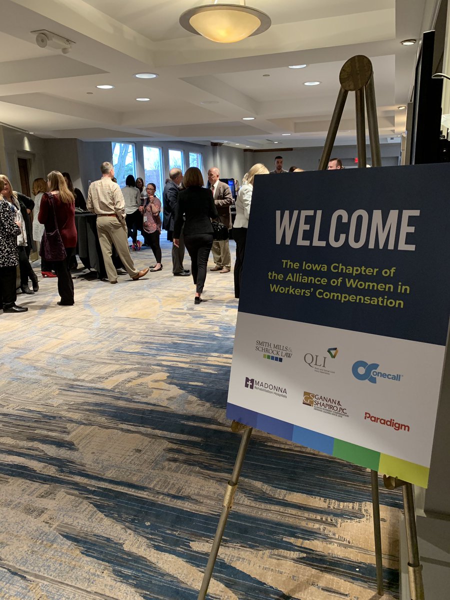 SmithMillsLaw's tweet photo. Proud to host the kick-off event for the Alliance of Women in Workers’ Compensation, Iowa Chapter, at the WoCo Summit! https://t.co/MXORkypEn3
