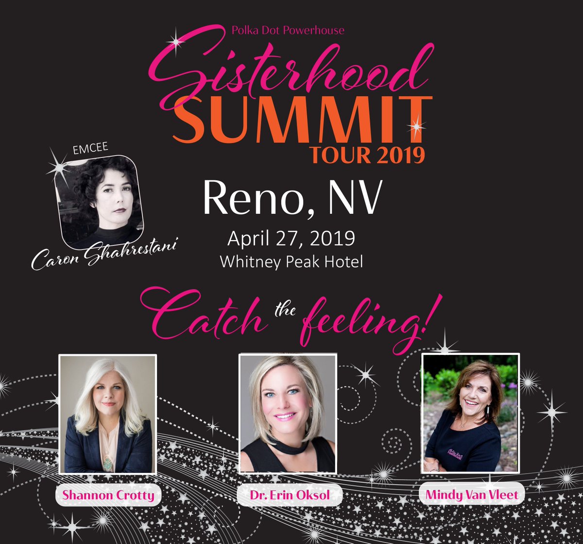 It's almost time for Sisterhood Summit! 

The VERY LAST day to purchase a Reno Summit ticket is April 12th!

Members AND guests are welcome to attend. Make it a girls weekend! 

Check out all of the details and REGISTER here: loom.ly/KQKdVFs