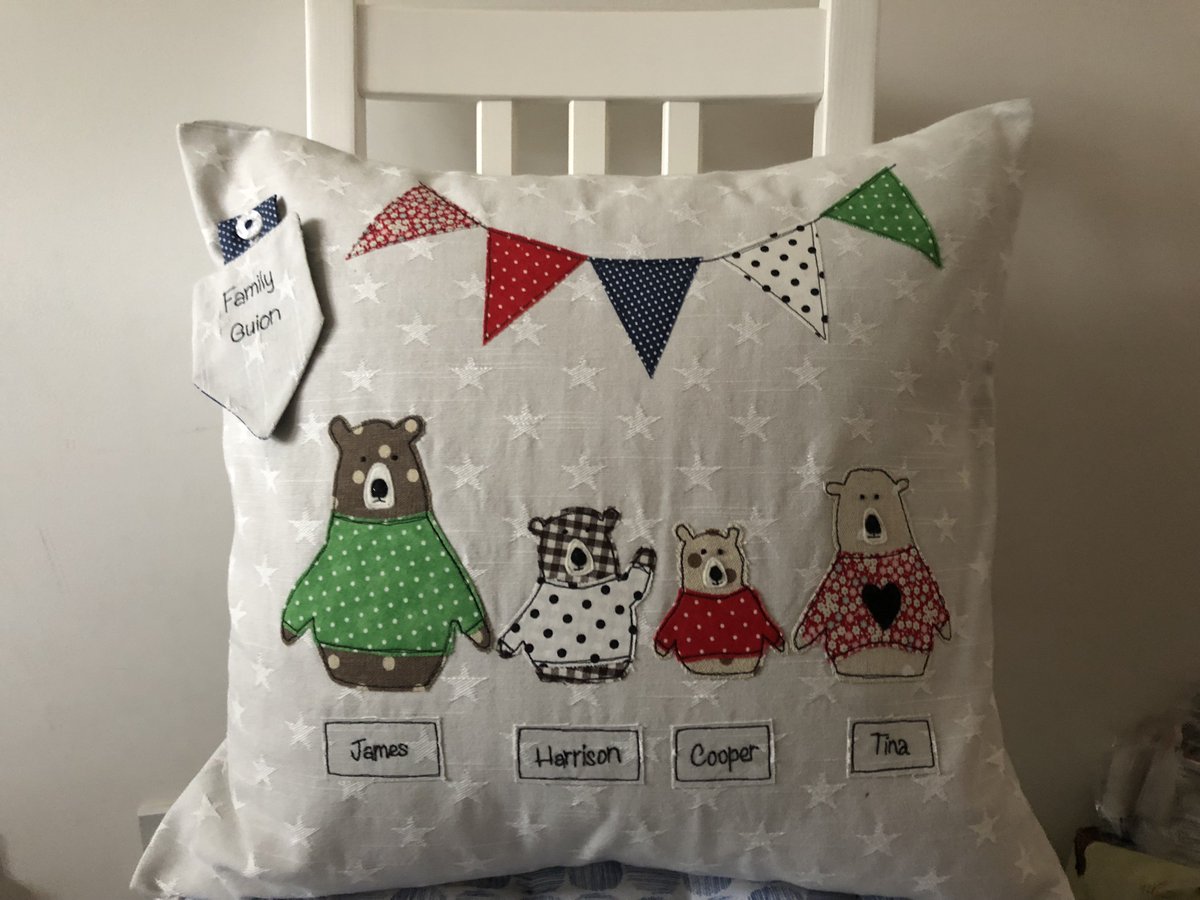 2Beechhill's tweet photo. Personalised family cushion ... https://t.co/mTUKPaWxAy