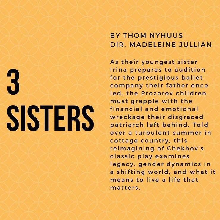 ScrapPaperTO's tweet image. Our AD &amp;amp; #CannibalNSTF playwright @tdnyhuus is part of @tarragontheatre's Young Playwrights Unit with his Chekhov adaptation, 3 Sisters. Want to be a part of the workshop this spring? Actors 22 &amp;amp; under can submit until April 19! Details here: bit.ly/2FXtWZL #theaTO