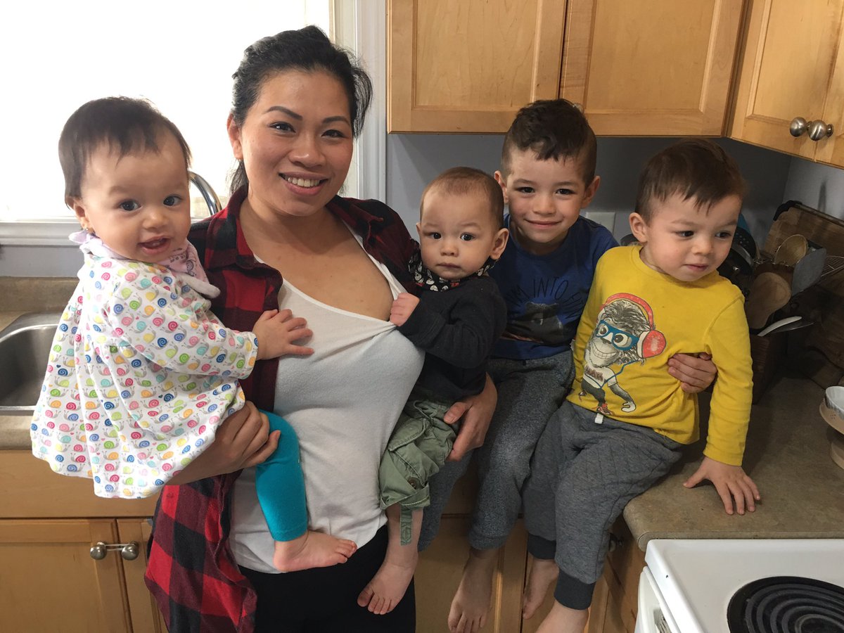RebeccaZandberg's tweet photo. So, my spidey senses were right. Trang is an exceptional person. I visited her at home today to talk motherhood. Not only is she a kickass mom, she’s fricking hilarious. Tune in next week to hear the full deal. #ldnont #kickassmoms https://t.co/28DtBHqUQQ